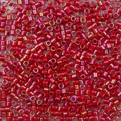 10/0 Miyuki DELICA Beads - Opaque Red Luster