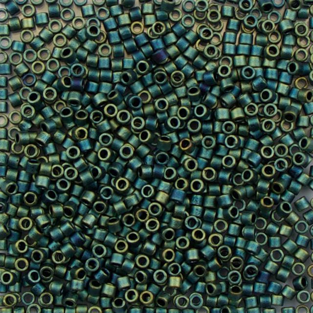 10/0 Miyuki DELICA Beads - Matte Metallic Patina Iris
