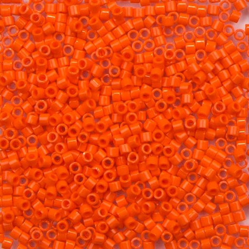 10/0 Miyuki DELICA Beads - Opaque Orange