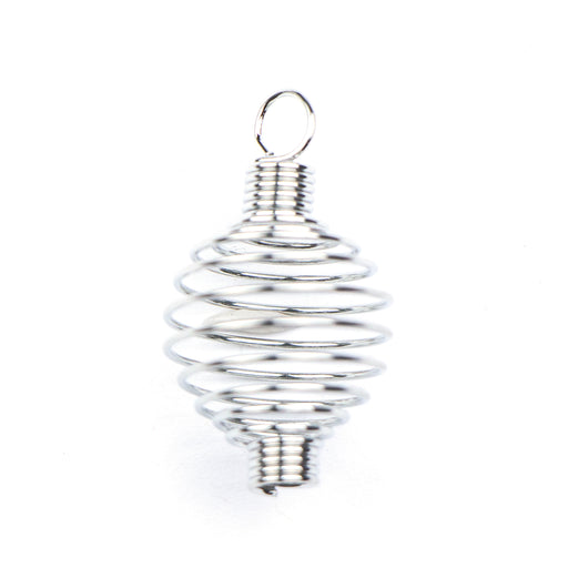 Small Gemstone Cage - Stainless Steel