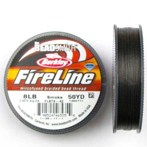 8 LB Fireline Beading Thread - Smoke