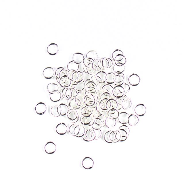 6mm 18g Open Jump Rings - Silver
