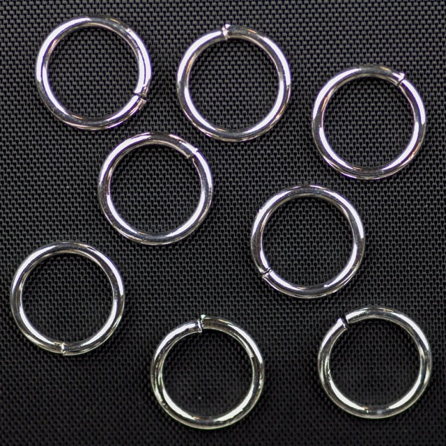 12mm 13 gauge Jump Ring - Silver
