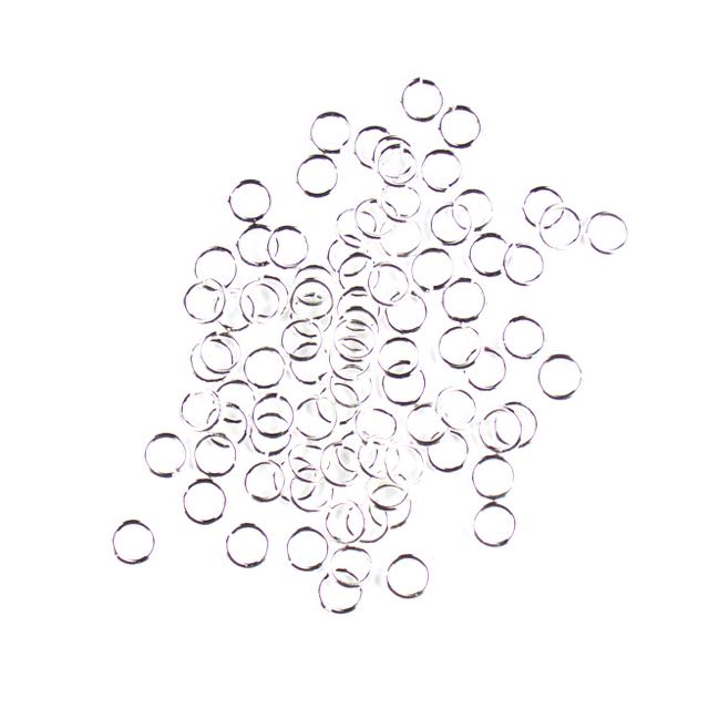 6mm 21g Open Jump Rings - Silver