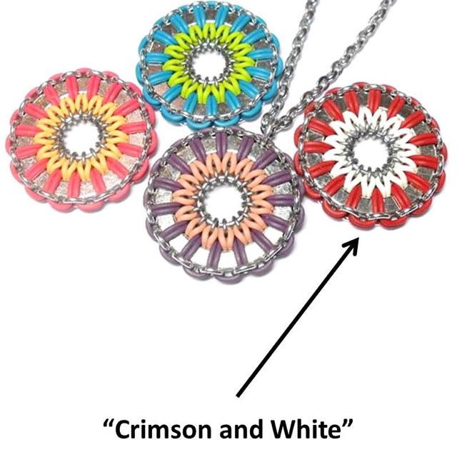 HyperLynks Daisy Medallion Kit - Crimson and White