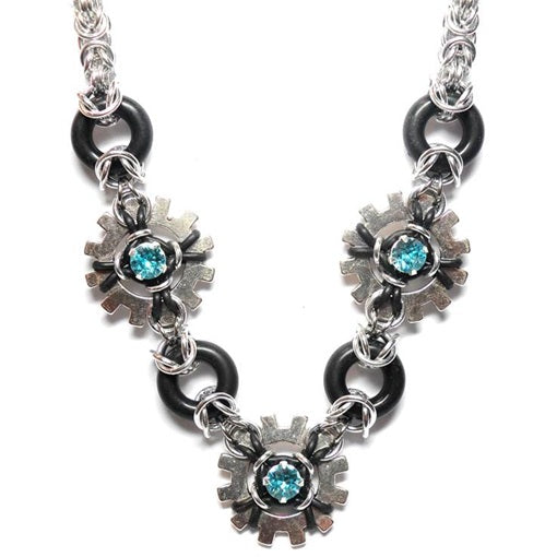 HyperLynks Glam Punk Necklace Kit (Light Turquoise Swarovski® Montees)