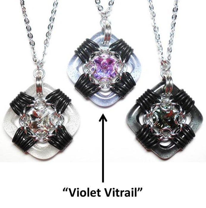 HyperLynks Christa's Diamond Pendant Kit (Violet Vitrail)