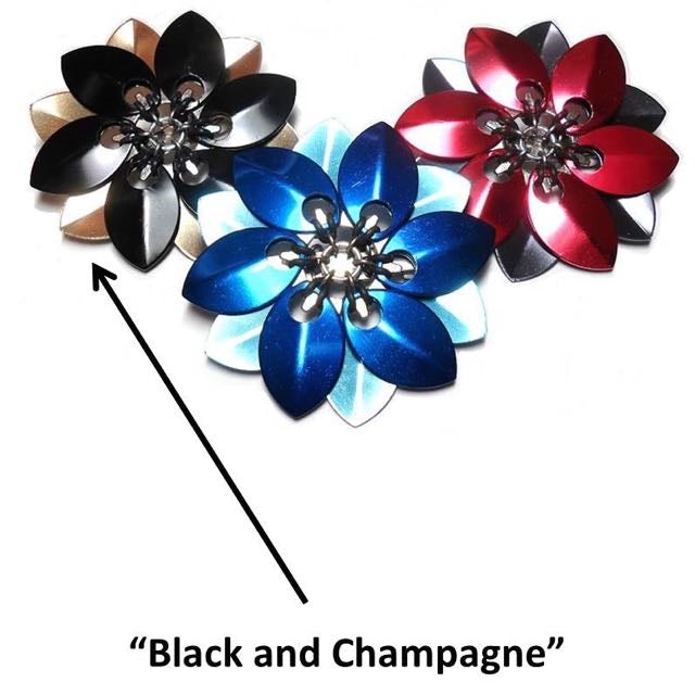 HyperLynks Scale Blossom Kit - Black and Champagne