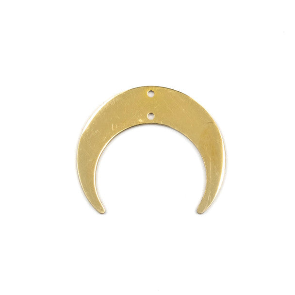 26mm x 30mm Crescent Link - Gold Plated Stainless Steel