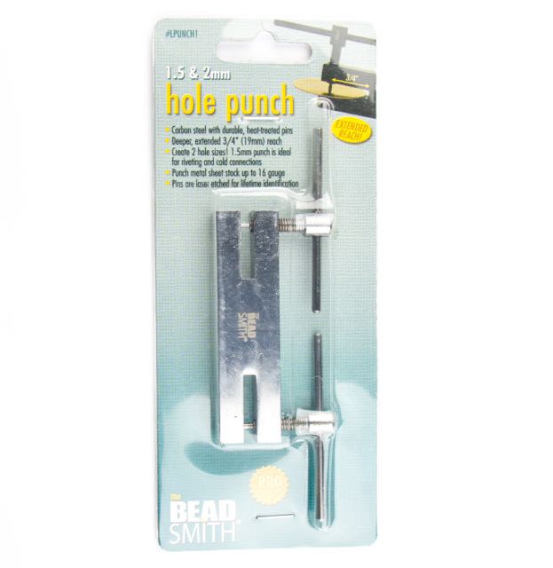 Double Metal Hole Punch - 1.5 & 2mm