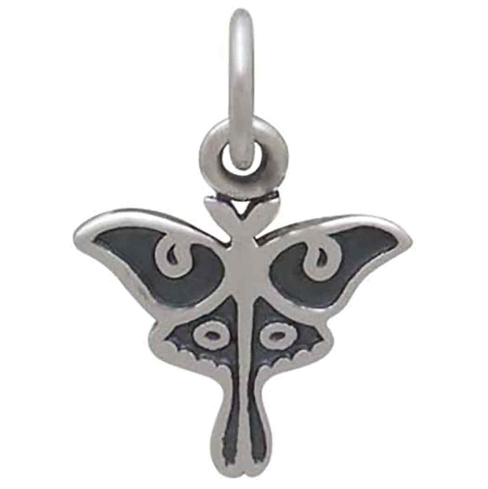 Luna Moth Charm - Sterling Silver