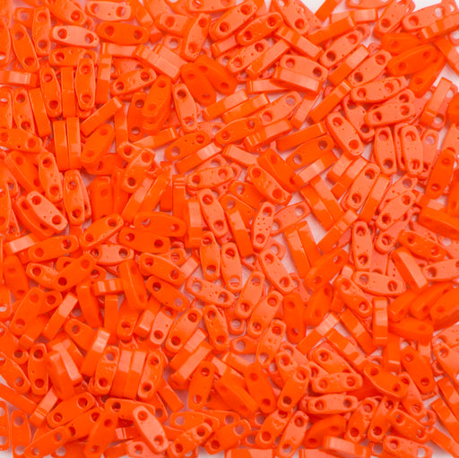 Miyuki QUARTER TILA Beads - Opaque Orange