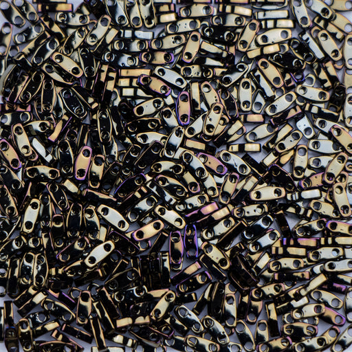 Miyuki QUARTER TILA Beads - Metallic Brown Iris