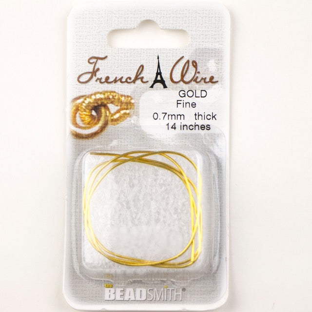Gold 0.7mm French Wire Fine
