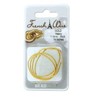 Gold 1.1mm French Wire Heavy