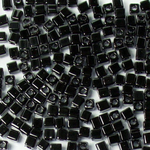 Miyuki 3.0mm CUBE Beads - Black
