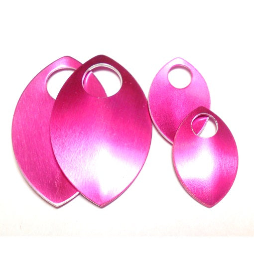 Large - Regular Finish Anodized Aluminum Scales - Hot Pink