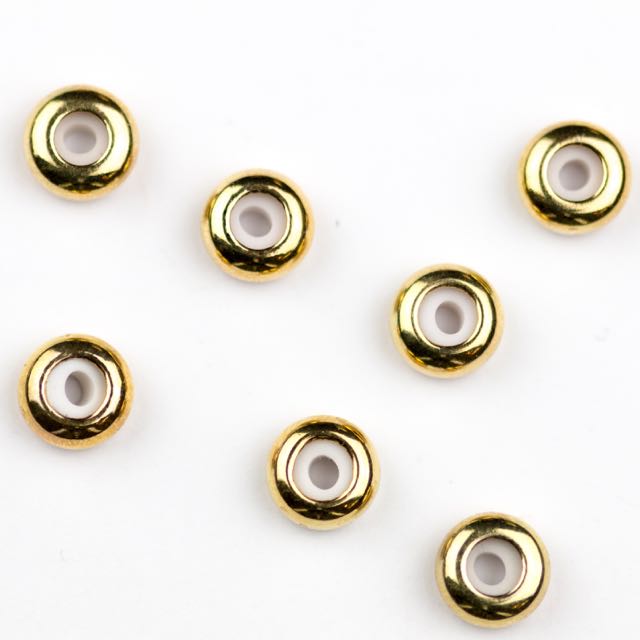 8mm x 4mm Slide on Clasp w 3.5mm Hole - Gold