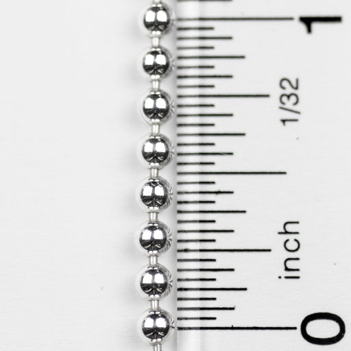 Sterling Silver 3mm Ball Chain