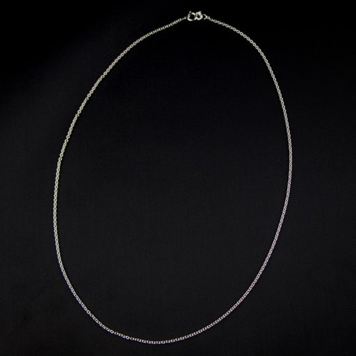 18" Sterling Silver Finished Cable Chain