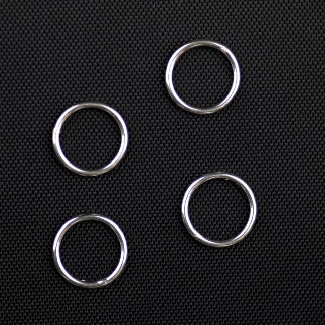 Sterling Silver 20 gauge 10mm Jump Ring - Closed