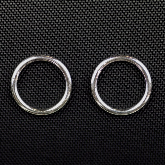 Sterling Silver 16 gauge .051"/12mm OD Jump Ring - Open