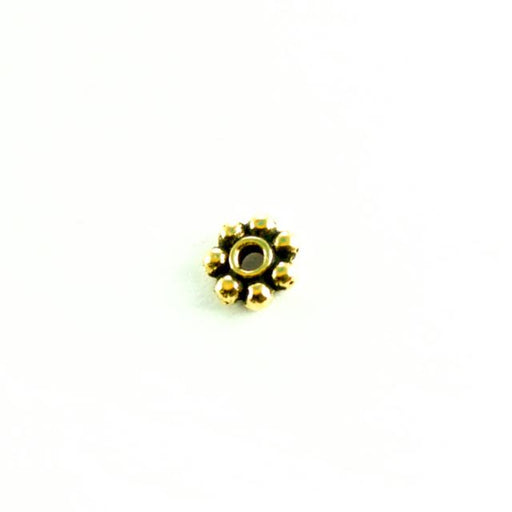 4mm HEISHA Beads (1mm ID) - Antique Gold Plate