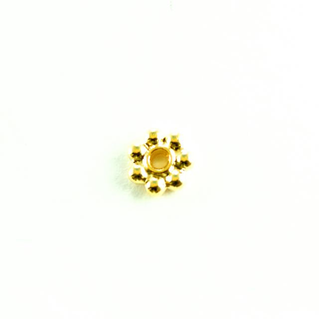 5mm HEISHA Beads (1mm ID) - Gold Plate