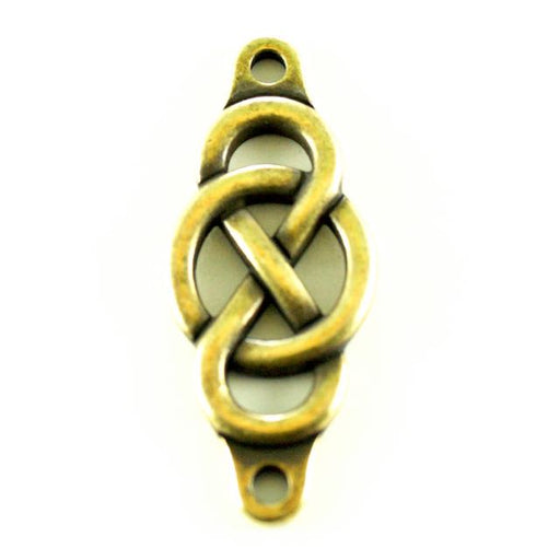 Infinity Centerpiece Link - Oxidized Brass