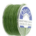 TOHO One-G Size 0 Beading Thread - Green