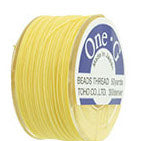 TOHO One-G Size 0 Beading Thread - Light Yellow