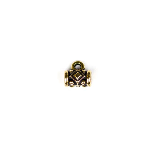 Noble Bail Bead - Antique Gold Plate