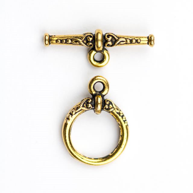 Heirloom Clasp Set- Antique Gold Plate