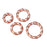 16swg 5/16 (8.2mm) ID Twisted Square Wire Jump Rings - Copper