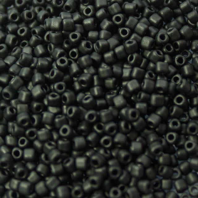 Miyuki 10/0 TRIANGLE Beads - Matte Black