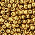 11/0 TOHO Seed Bead - PermaFinish - Galvanized Old Gold