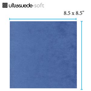 8.5" x 8.5" Ultrasuede - Jazz Blue