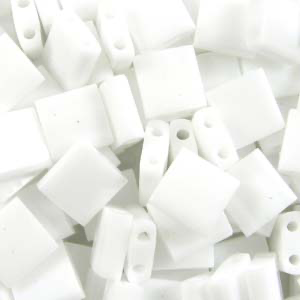 Miyuki TILA Beads - White