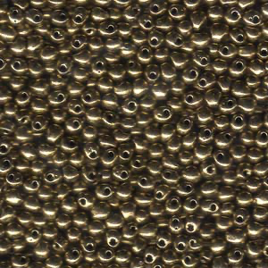 Miyuki 3.4mm DROP Bead - Metallic Dark Bronze