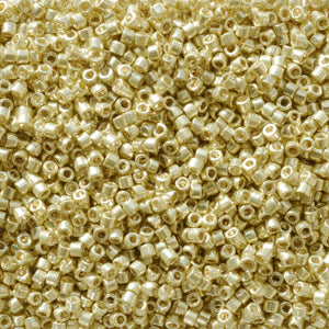 5 Grams of 11/0 Miyuki DELICA Beads - Duracoat Galvanized Yellow
