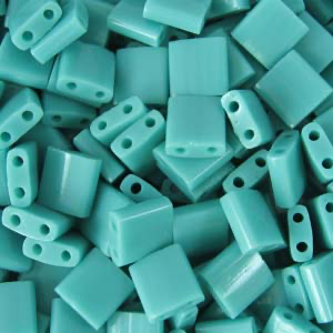 Miyuki TILA Beads - Opaque Turquoise Green